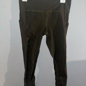 lululemon athletica Olive Green Leggings